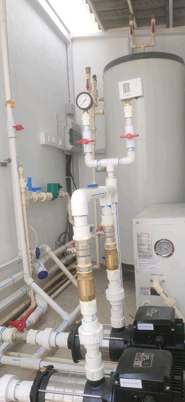 External plumbing maintenance work